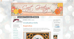 Desktop Screenshot of craftgreetings.blogspot.com