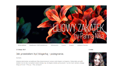 Desktop Screenshot of liliowyzakatek.blogspot.com