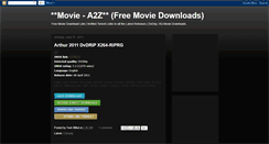 Desktop Screenshot of movie-a2z.blogspot.com