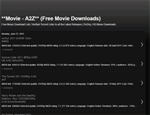 Tablet Screenshot of movie-a2z.blogspot.com