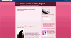 Desktop Screenshot of increase-chances-pregnant.blogspot.com