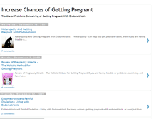 Tablet Screenshot of increase-chances-pregnant.blogspot.com