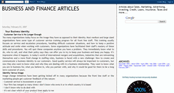 Desktop Screenshot of businessandfinancearticles.blogspot.com