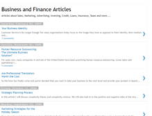 Tablet Screenshot of businessandfinancearticles.blogspot.com