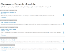 Tablet Screenshot of chemmom.blogspot.com