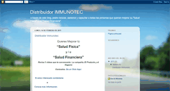 Desktop Screenshot of distribuidorimmunotec-011.blogspot.com