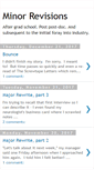 Mobile Screenshot of minorrevisions.blogspot.com