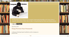 Desktop Screenshot of hackersonlycom.blogspot.com