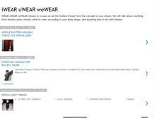 Tablet Screenshot of iwearuwearwewear.blogspot.com