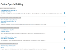 Tablet Screenshot of online-sports-bet.blogspot.com