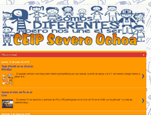 Tablet Screenshot of ceipseveroochoa.blogspot.com