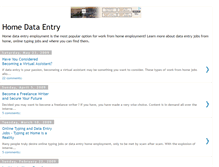 Tablet Screenshot of my-home-data-entry.blogspot.com