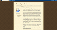 Desktop Screenshot of chelseaopera.blogspot.com