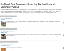 Tablet Screenshot of koshlandgarden.blogspot.com