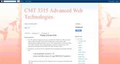 Desktop Screenshot of cmt-3315.blogspot.com