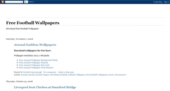 Desktop Screenshot of freefootballwallpaper.blogspot.com
