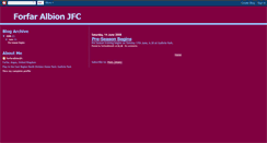 Desktop Screenshot of forfaralbionjfc.blogspot.com