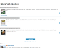 Tablet Screenshot of discursoecologico.blogspot.com