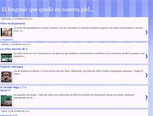 Tablet Screenshot of ellenguajequequedoennuestrapiel.blogspot.com