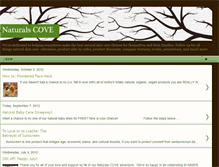 Tablet Screenshot of naturalscove.blogspot.com