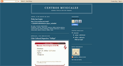 Desktop Screenshot of centrosmusicales.blogspot.com