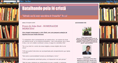 Desktop Screenshot of batalhandopelafecrista.blogspot.com