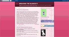 Desktop Screenshot of breakingthesilenceass.blogspot.com