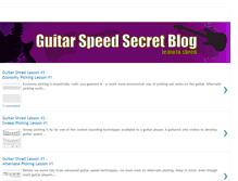 Tablet Screenshot of guitarspeedsecret.blogspot.com