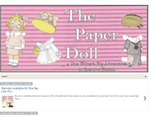 Tablet Screenshot of paperdollwrites.blogspot.com