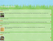 Tablet Screenshot of environmentpath.blogspot.com