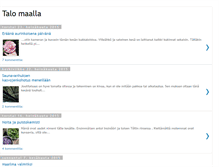 Tablet Screenshot of minna-talomaalla.blogspot.com