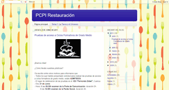 Desktop Screenshot of pcpirestauracionsanjose.blogspot.com