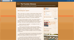 Desktop Screenshot of fountainalmanac.blogspot.com