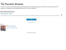 Tablet Screenshot of fountainalmanac.blogspot.com