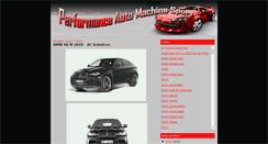 Desktop Screenshot of performance-auto-machine.blogspot.com