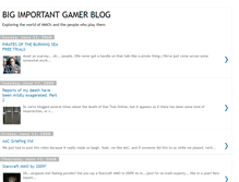 Tablet Screenshot of bigimportantgamer.blogspot.com