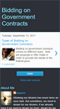 Mobile Screenshot of biddingongovernmentcontracts.blogspot.com