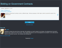 Tablet Screenshot of biddingongovernmentcontracts.blogspot.com