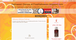 Desktop Screenshot of freehalloween.blogspot.com