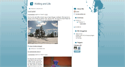 Desktop Screenshot of knittingandreallife.blogspot.com