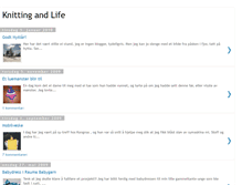 Tablet Screenshot of knittingandreallife.blogspot.com