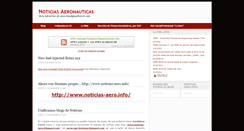Desktop Screenshot of noticias-aero.blogspot.com