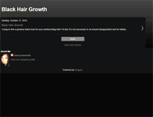 Tablet Screenshot of black-hair-growth.blogspot.com