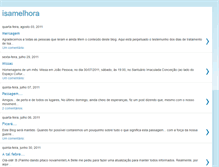 Tablet Screenshot of isamelhora.blogspot.com