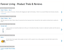 Tablet Screenshot of forever-living-uk.blogspot.com