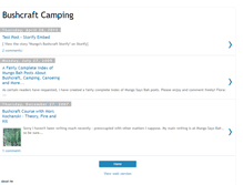 Tablet Screenshot of bushcraftcamping.blogspot.com
