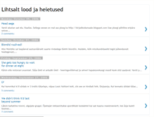 Tablet Screenshot of heietused.blogspot.com