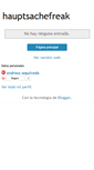 Mobile Screenshot of hauptsachefreak.blogspot.com