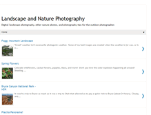 Tablet Screenshot of landscape-and-nature-photography.blogspot.com