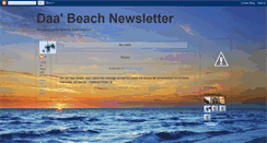 Desktop Screenshot of daabeachnewsletter.blogspot.com